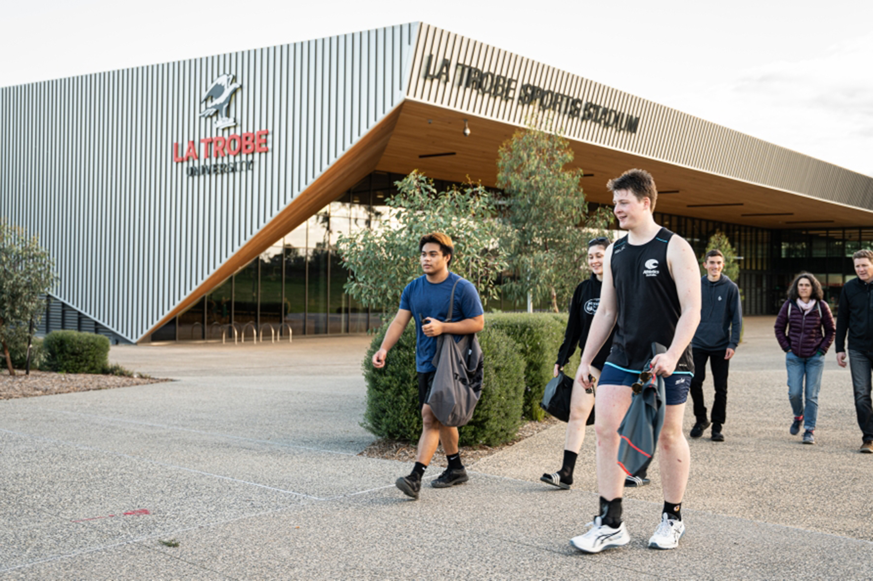 Open Day 2022, Bundoora Campus, Sports Park tour, La Trobe Sport Stadium,