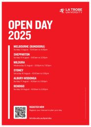 DC41905 – Open Day 25 – Date saver – A4 Poster – FA